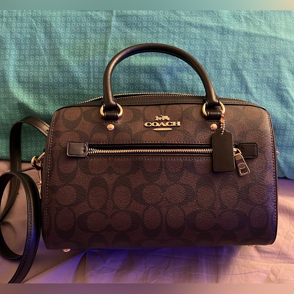 Coach Rowan Satchel in Signature Canvas